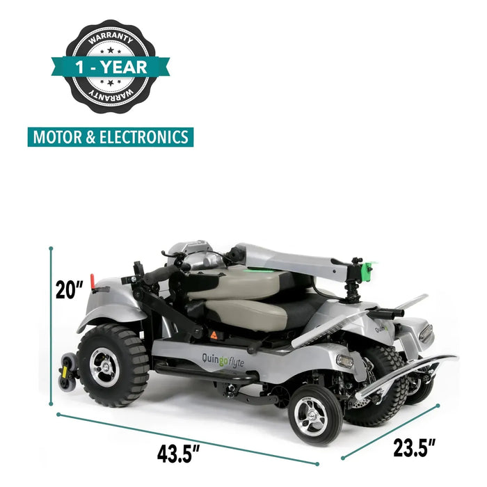 Quingo Flyte Mobility Scooter with MK2 Self Loading Ramp by ComfyGo