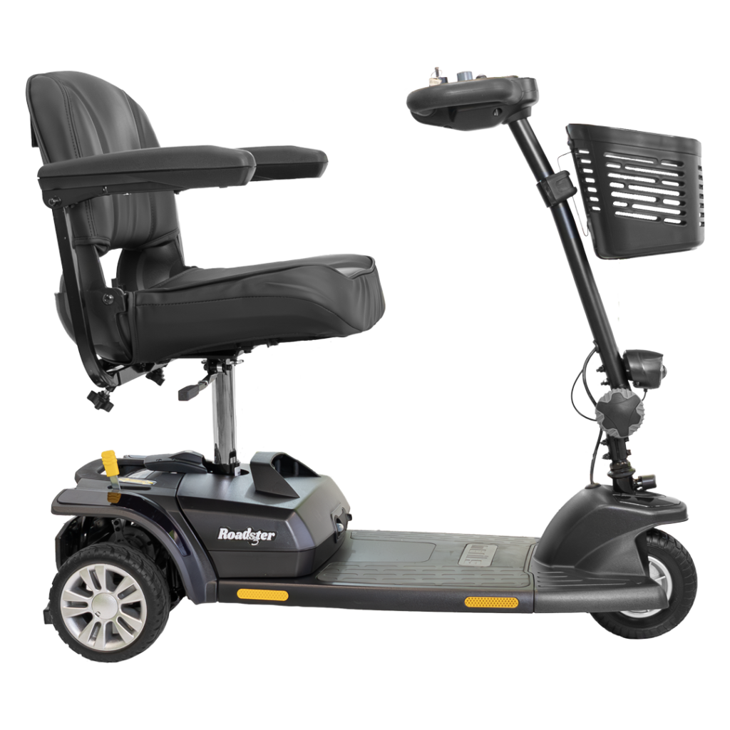 Merits Roadster 3 Portable Mobility Scooter – Lightweight 3-Wheel Travel Scooter