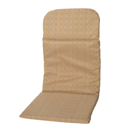 Rock 'N Go padded seat and back cushion in golden Lattice Crypton fabric, shown on its own