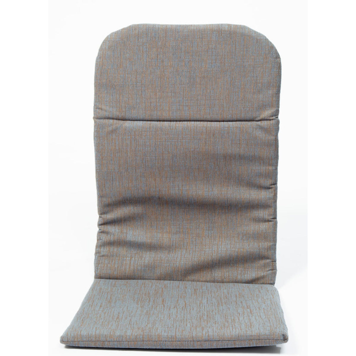 Rock 'N Go padded seat and back cushion in grey Illusion Mesquite Crypton fabric, shown on its own