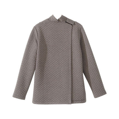 Women's Easy Dressing Open Back Half Zip Track Suit Top