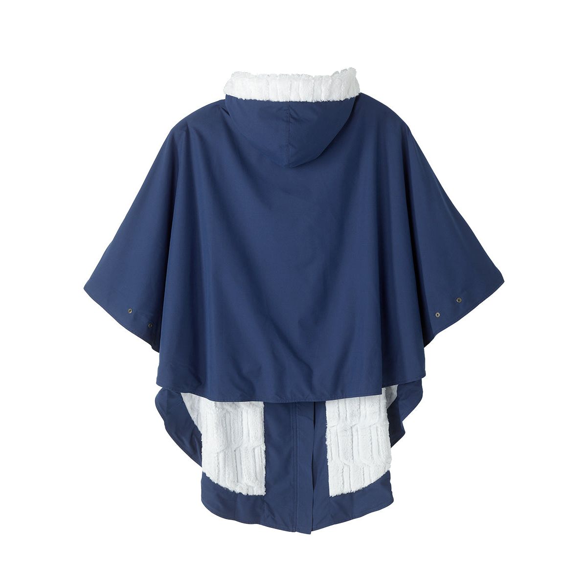 Unisex Luxurious Fur-Lined Winter Wheelchair Cape