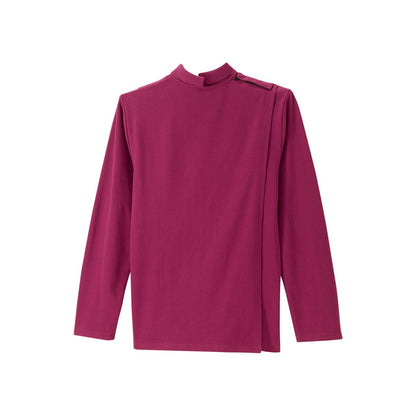 Men's Adaptive Open Back Polo Shirt with Long Sleeves