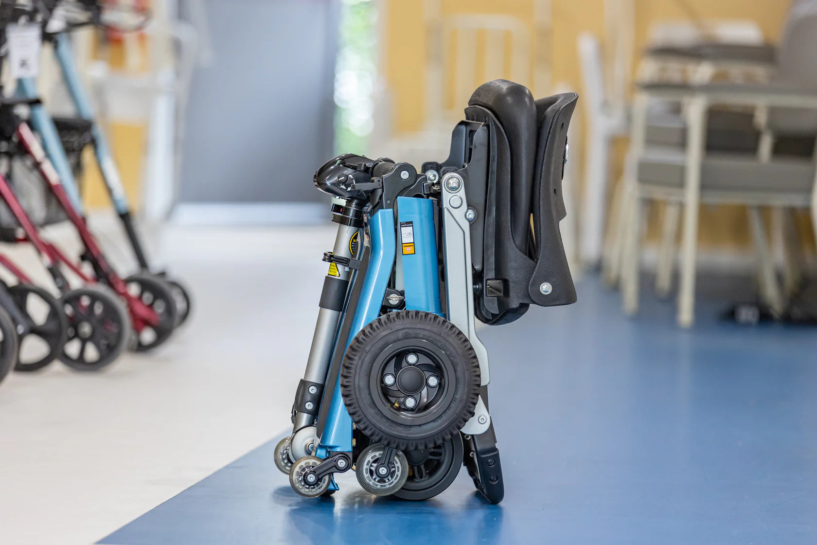 Free Add Ons with Purchase of Luggie Super Plus 3 Folding Mobility Scooter by FreeRider – Heavy-Duty Travel Scooter with Suspension & 360 lb Capacity