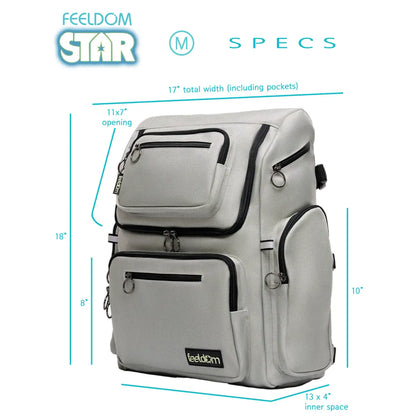 STAR / FT - Feeding Tube-Compatible Deluxe Wheelchair Bag