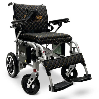 ComfyGO X-7 Electric Wheelchair – 40 lb Ultra Lightweight Folding Power Chair (Dual Battery)