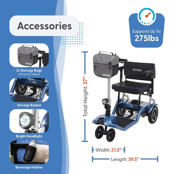 The So Lite® Folding Power Scooter by Journey FAA Compliant