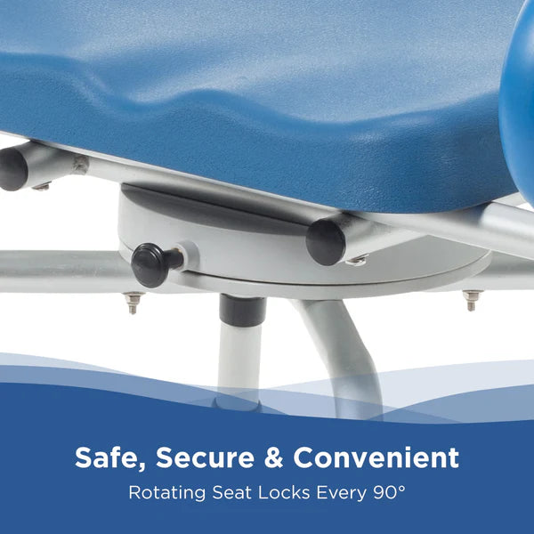 SoftSecure Rotating Shower Chair with Microban