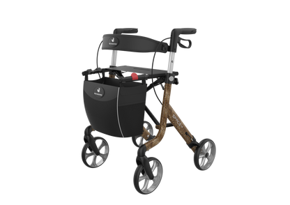 Unique SPARK Art Line Designer Rollator – Ultra-Lightweight Foldable Walker with Seat by Rehasense