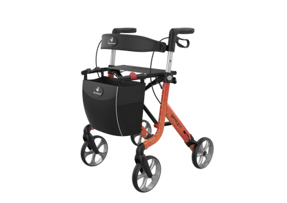 Unique SPARK Art Line Designer Rollator – Ultra-Lightweight Foldable Walker with Seat by Rehasense