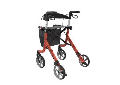 Unique SPARK Art Line Designer Rollator – Ultra-Lightweight Foldable Walker with Seat by Rehasense