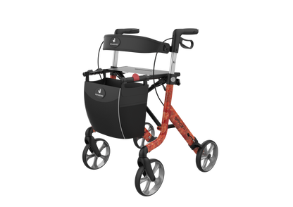 Unique SPARK Art Line Designer Rollator – Ultra-Lightweight Foldable Walker with Seat by Rehasense