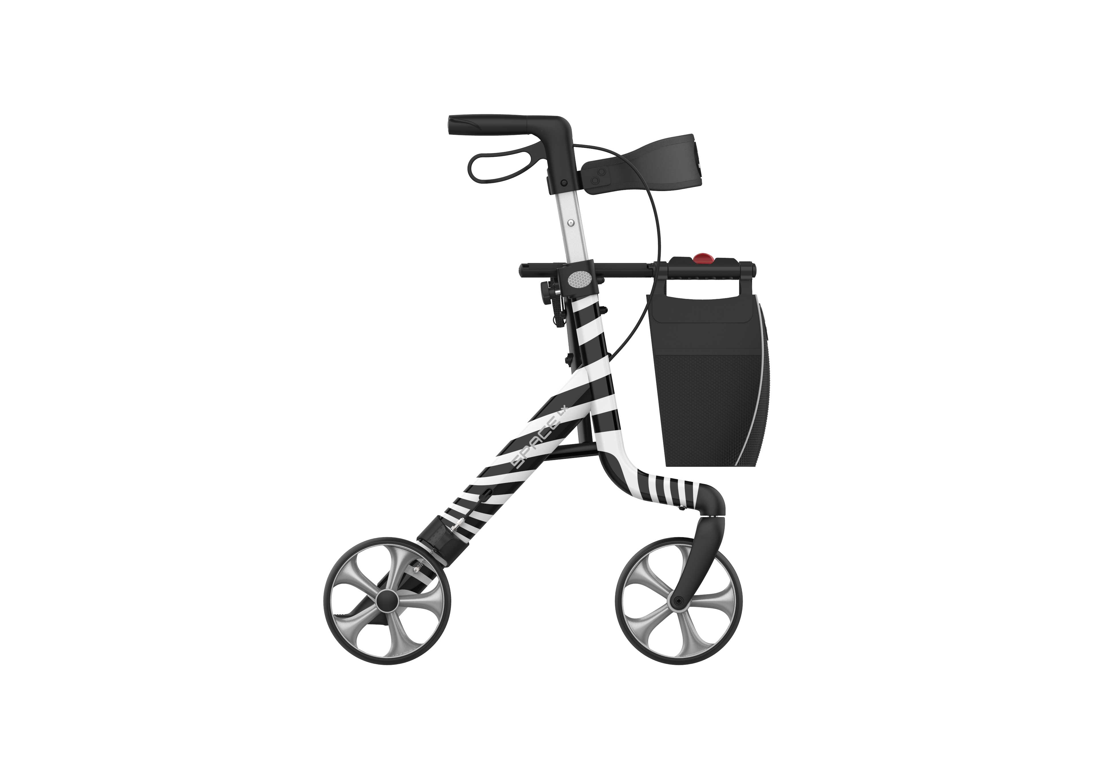 Unique SPARK Art Line Designer Rollator – Ultra-Lightweight Foldable Walker with Seat by Rehasense