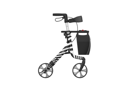Unique SPARK Art Line Designer Rollator – Ultra-Lightweight Foldable Walker with Seat by Rehasense