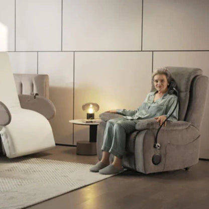 Starise power recliner chair with assistive standing functionality and soft upholstered comfort design