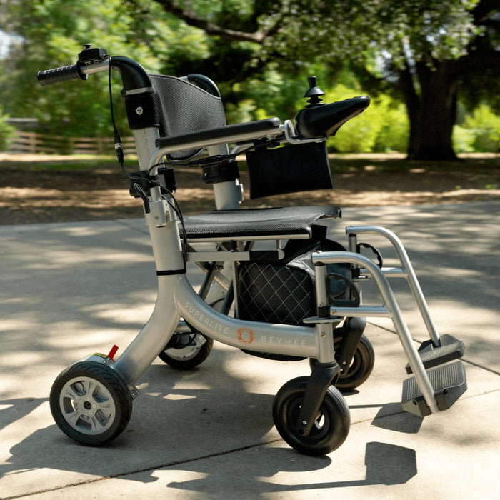 SUPERLITE Folding 3-in-1 Electric Wheelchair & Rollator by Reyhee
