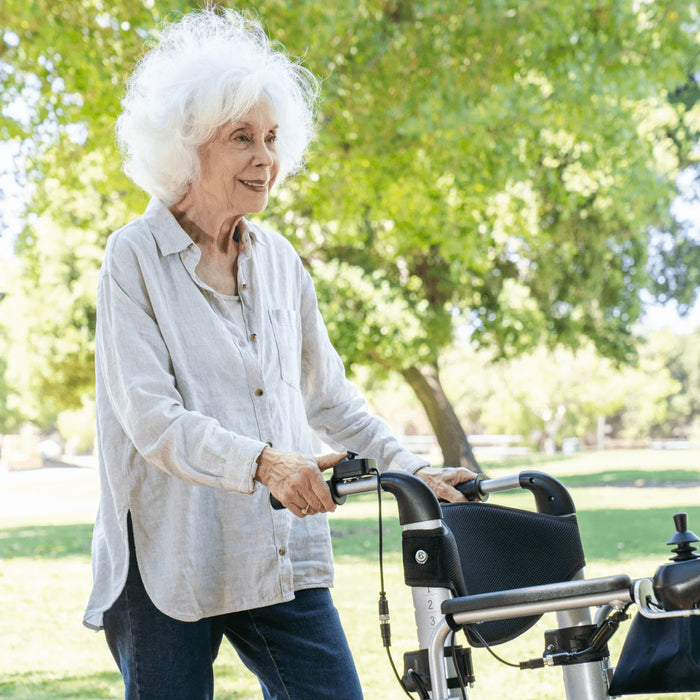 SUPERLITE Folding 3-in-1 Electric Wheelchair & Rollator by Reyhee