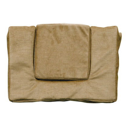 Tausi Vertical Support System in camel featuring upper back, neck and head support