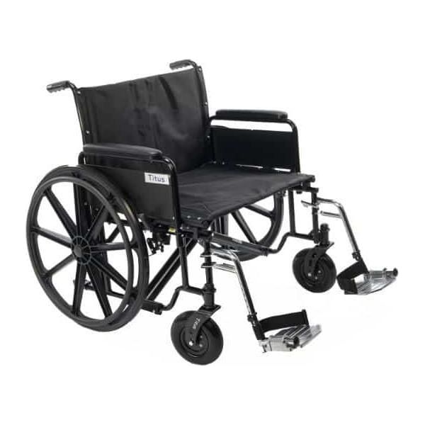 Titus Bariatric Wheelchair With Elevating Leg Rests