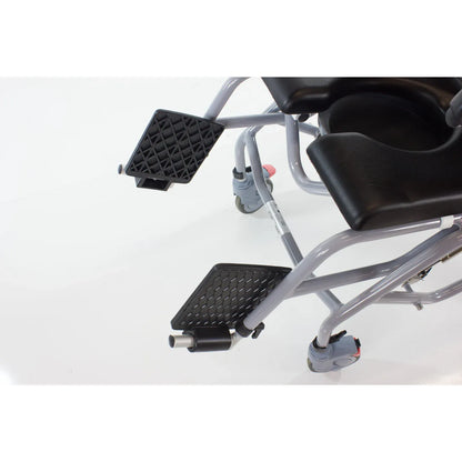 Tilt-in-Space Shower/Commode Chair with Adjustable Headrest & Flip-Up Arms – Total Care