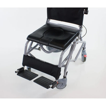 Tilt-in-Space Shower/Commode Chair with Adjustable Headrest & Flip-Up Arms – Total Care