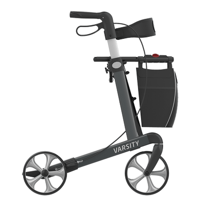 Rehasense Varsity Rollator – Lightweight Folding Aluminum Rollator Walker