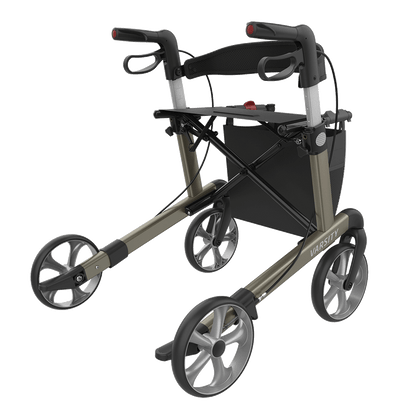 Rehasense Varsity Rollator – Lightweight Folding Aluminum Rollator Walker