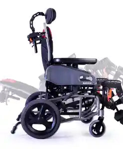 Karman VIP2 Tilt-in-Space & Reclining Transport Wheelchair