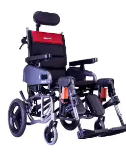 Karman VIP2 Tilt-in-Space & Reclining Transport Wheelchair