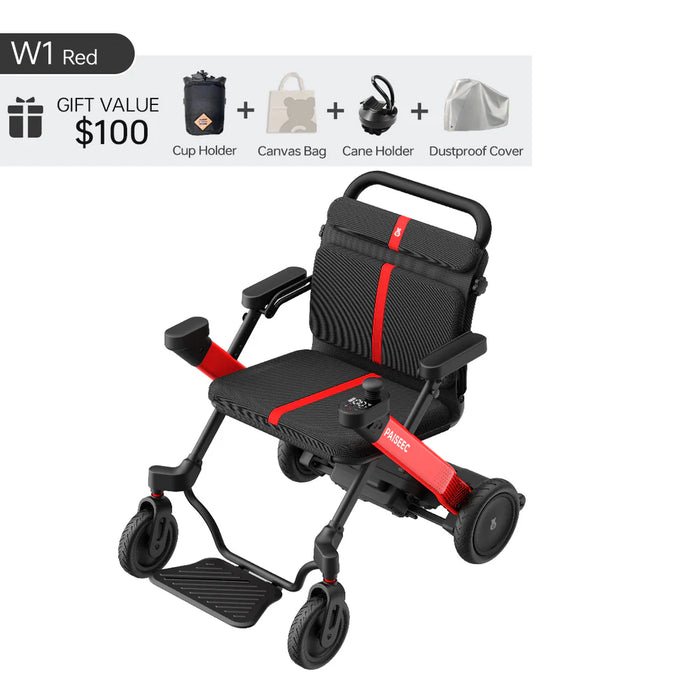 Paiseec 2-in-1 Electric Wheelchair W1