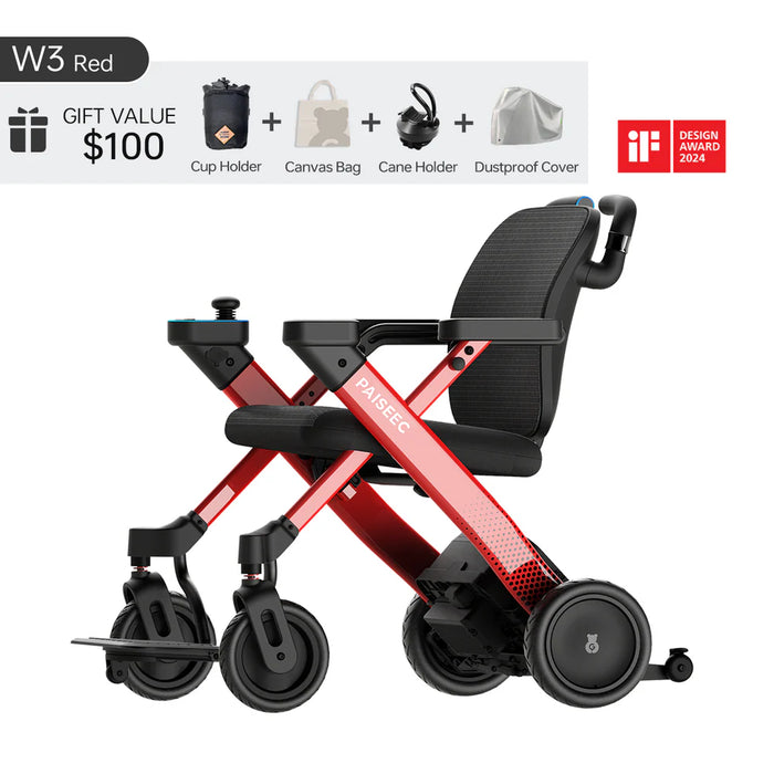 Paiseec 3-in-1 Electric Wheelchair W3