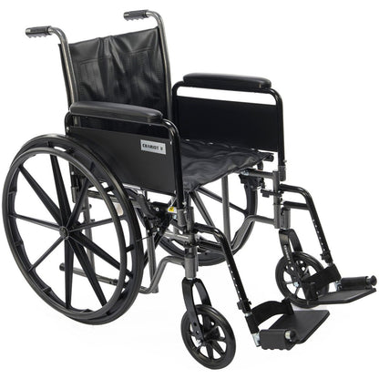 Chariot II Wheelchair With Swing Away Footrests