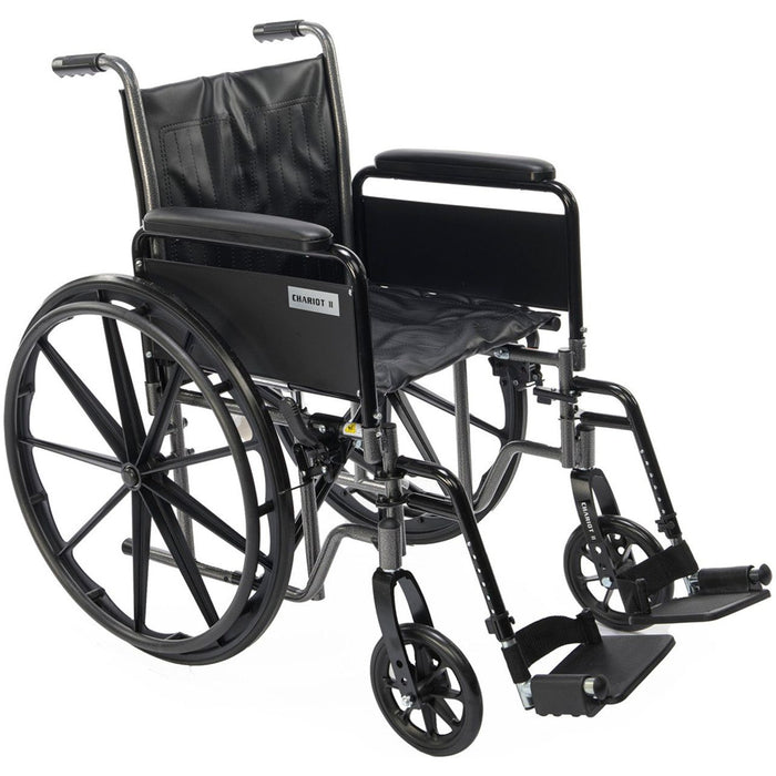Chariot II Wheelchair With Swing Away Footrests