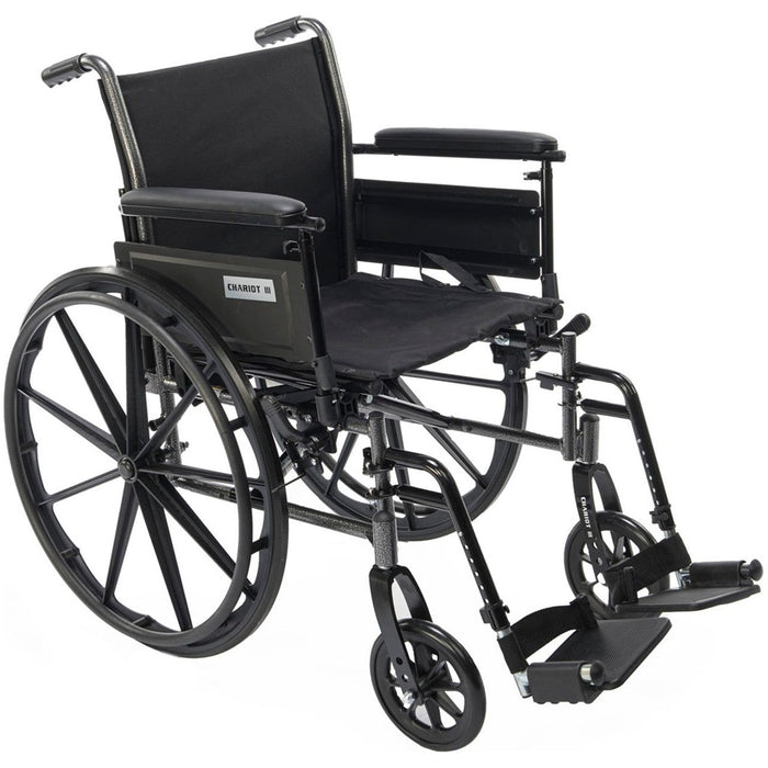 Chariot IIl Wheelchair (K3) With Swing Away Footrests