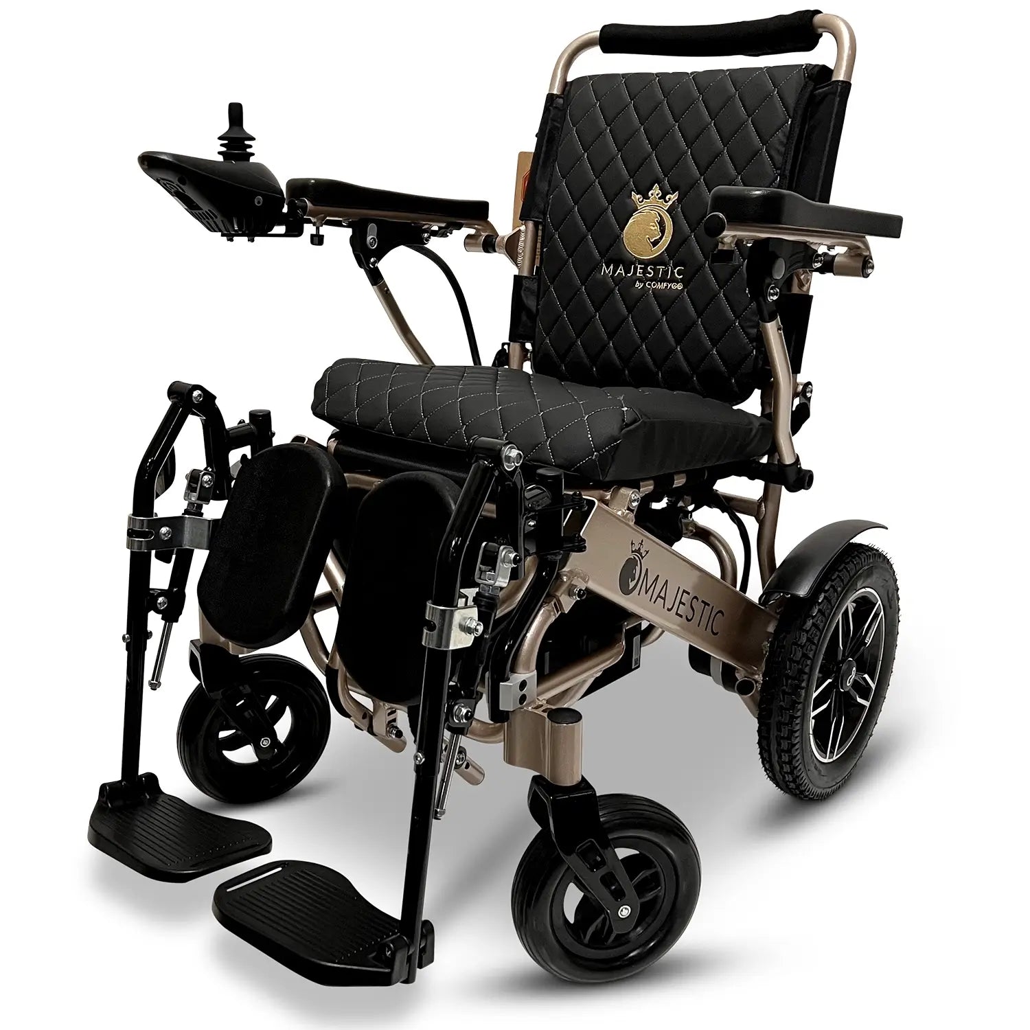 ComfyGo Adjustable Removable Leg Rest Set Compatible with IQ-8000 and IQ-9000