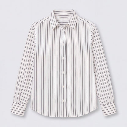 Women’s Magnetic Closure Classic Black and White Stripe