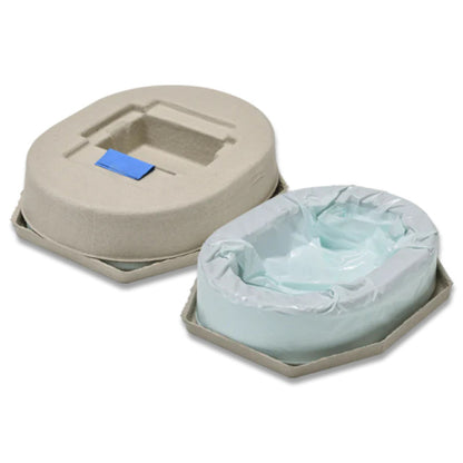 Wrappon ORB replacement film cassette cartridge for automatic sealing portable bedside commode waste system