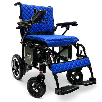 ComfyGO X-7 Electric Wheelchair – 40 lb Ultra Lightweight Folding Power Chair (Dual Battery)