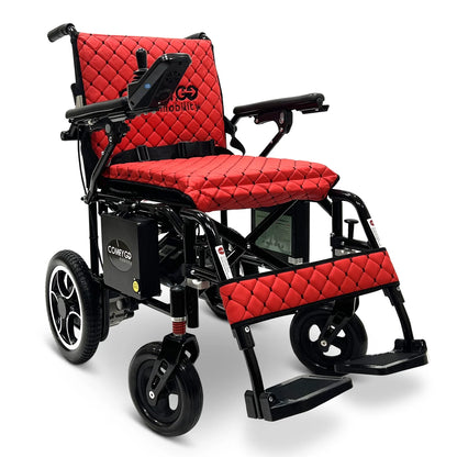 ComfyGO X-7 Electric Wheelchair – 40 lb Ultra Lightweight Folding Power Chair (Dual Battery)