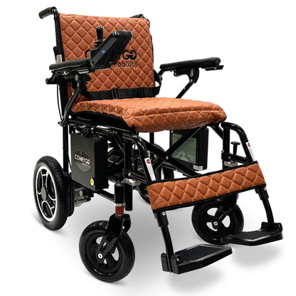 ComfyGO X-7 Electric Wheelchair – 40 lb Ultra Lightweight Folding Power Chair (Dual Battery)