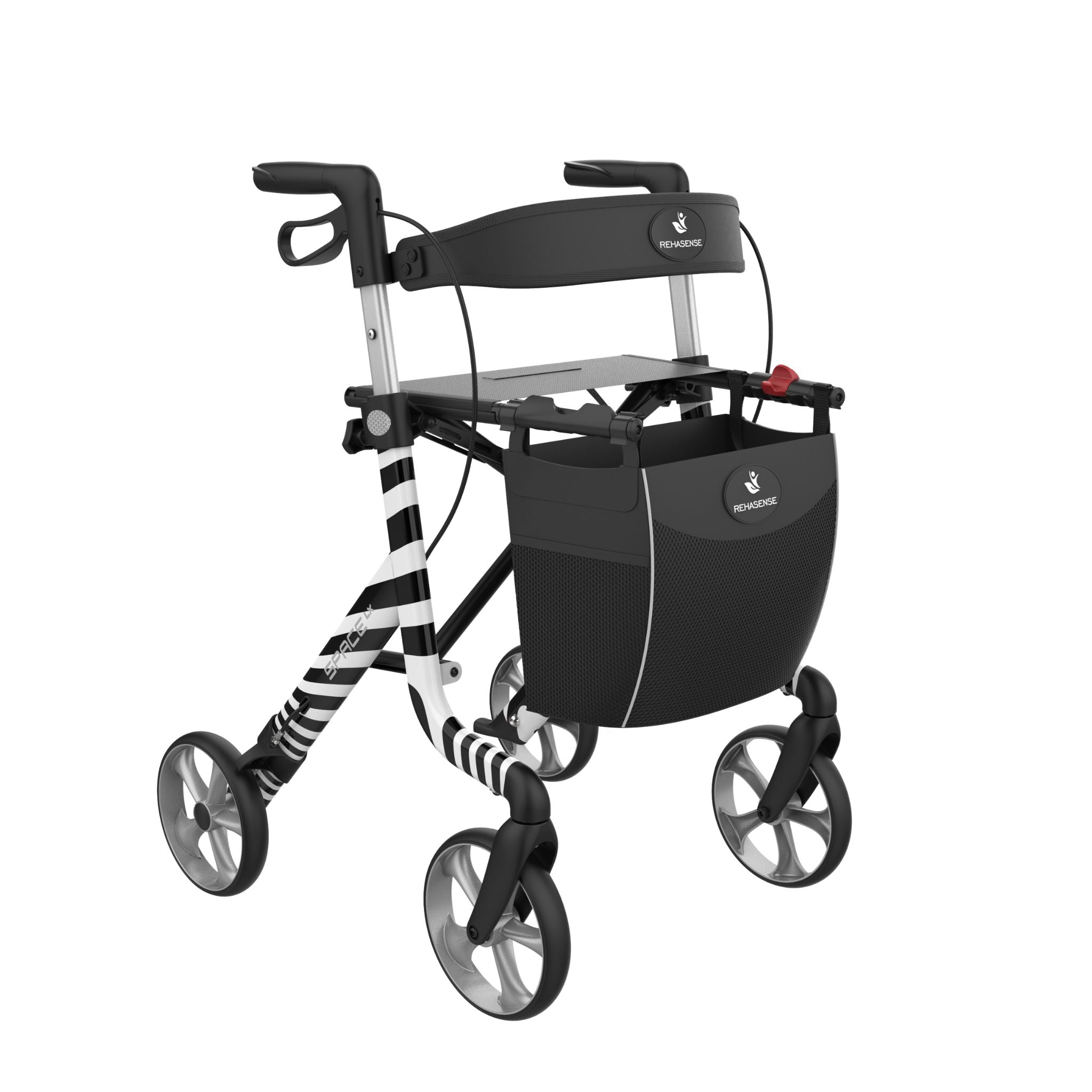 Unique SPARK Art Line Designer Rollator – Ultra-Lightweight Foldable Walker with Seat by Rehasense
