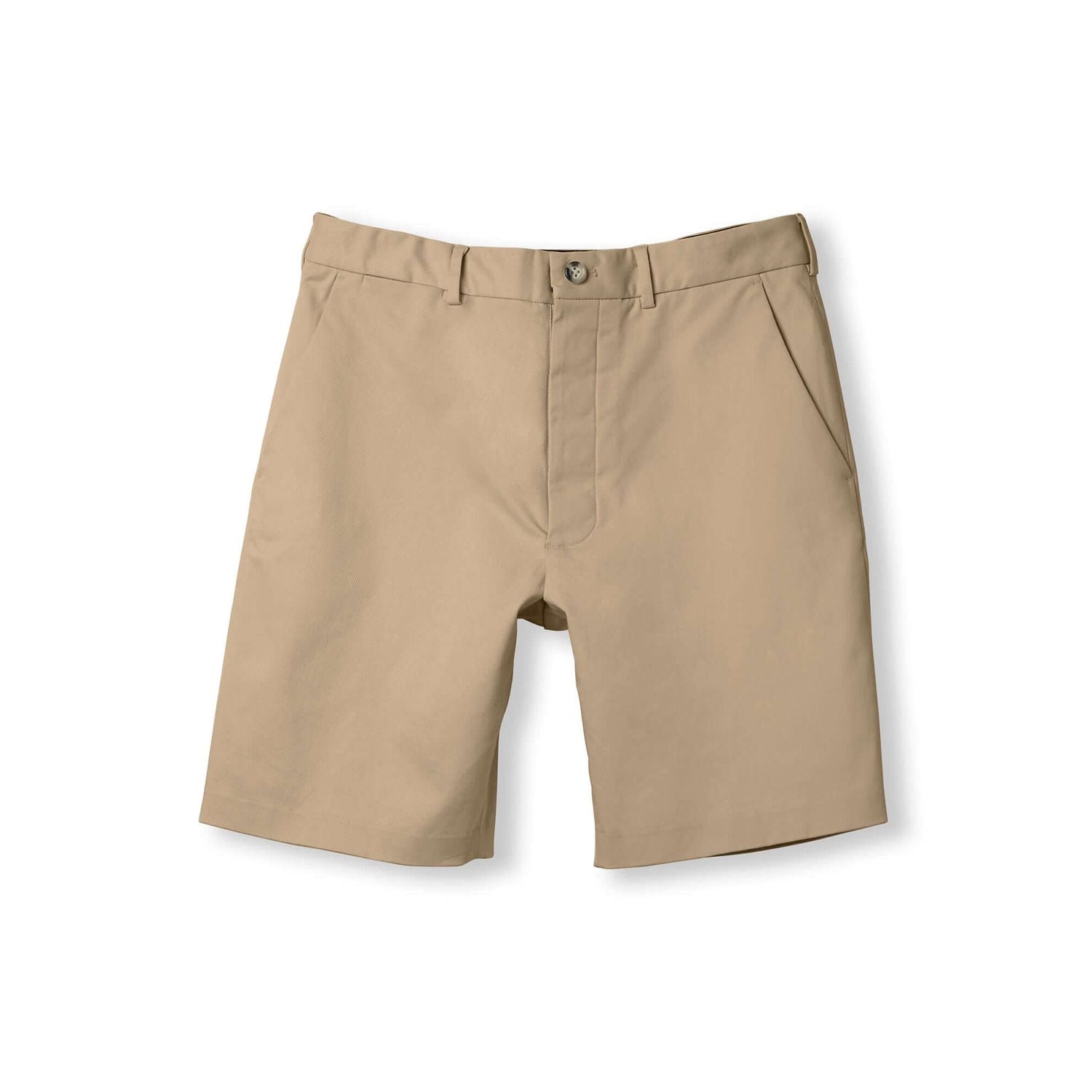 Adaptive Easy-Care Chino Twill Short with Magnetic Closures - Khaki