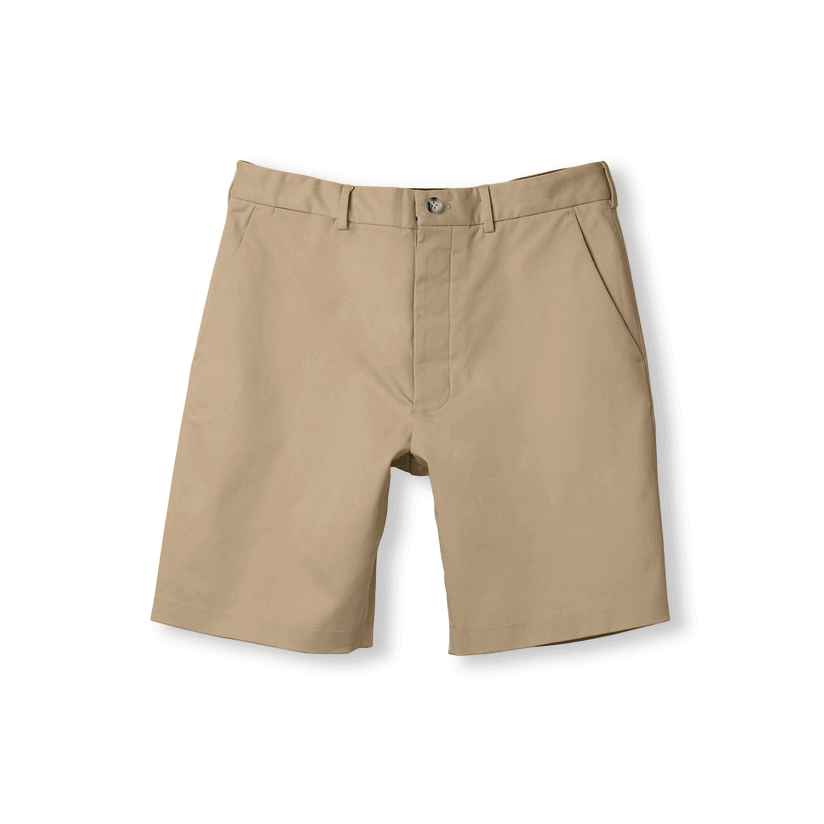 Adaptive Easy-Care Chino Twill Short with Magnetic Closures - Khaki