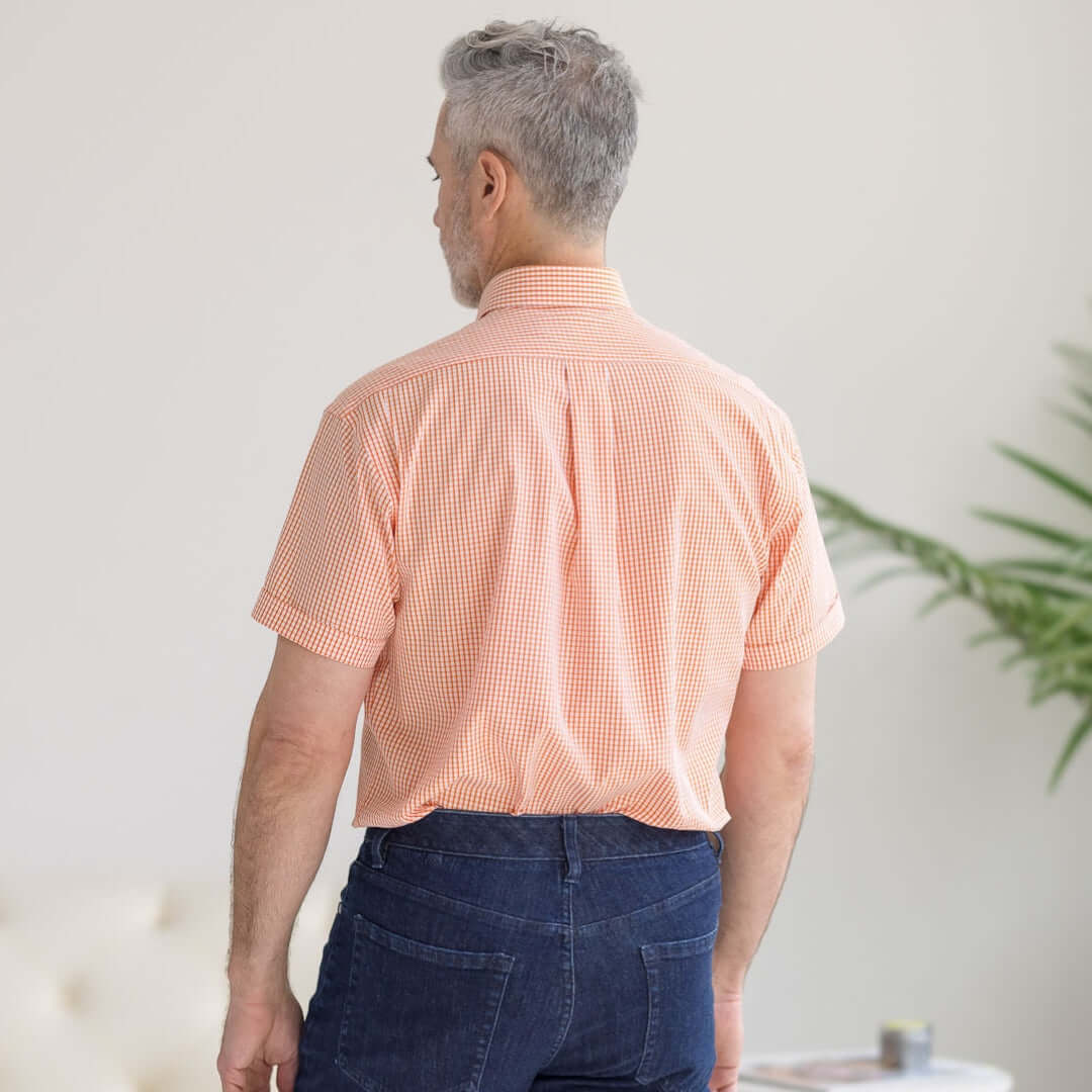 MagnaReady Adaptive Short Sleeve Shirt – Easy Dressing Magnetic Shirt