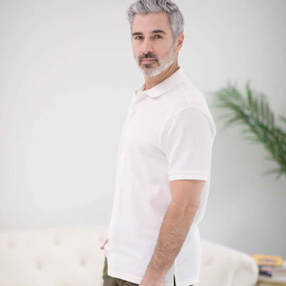 MagnaReady adaptive magnetic polo shirt easy dressing clothing for seniors