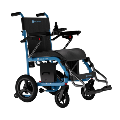 OAS Air Ultra Folding Electric Wheelchair – 36 lb Lightweight Travel Power Chair with Dual Battery