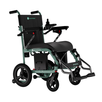 OAS Air Ultra Folding Electric Wheelchair – 36 lb Lightweight Travel Power Chair with Dual Battery