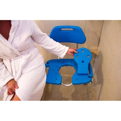 ALL-ACCESS Bath Transfer Bench with CUTOUT - Removable Insert