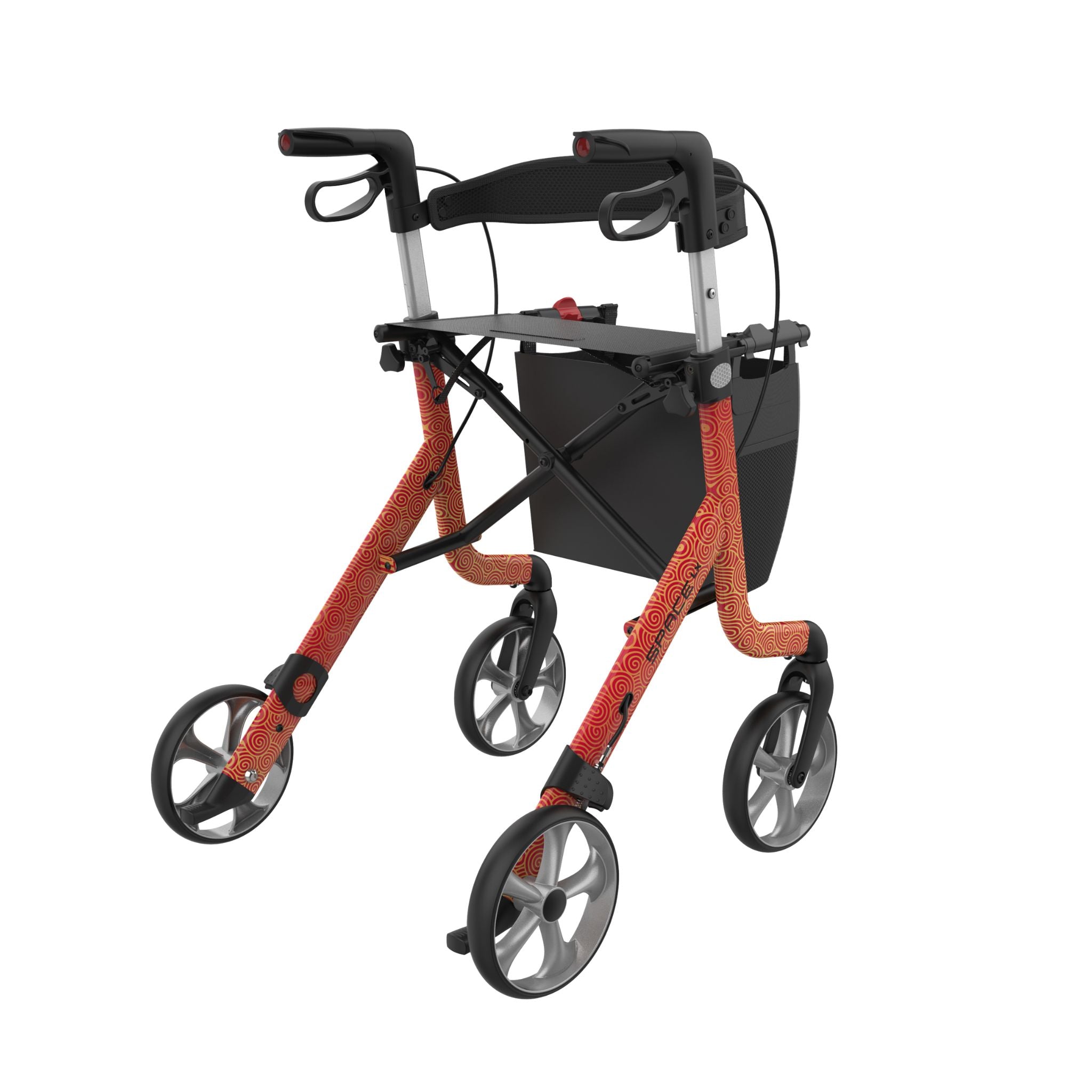 Unique SPARK Art Line Designer Rollator – Ultra-Lightweight Foldable Walker with Seat by Rehasense