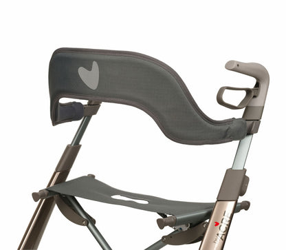 byACRE Carbon Overland padded backrest with soft lumbar support for added comfort during seated rest breaks